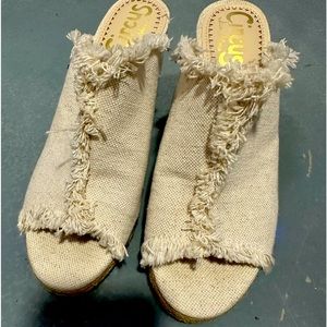 One pair of circus wedges never worn !!